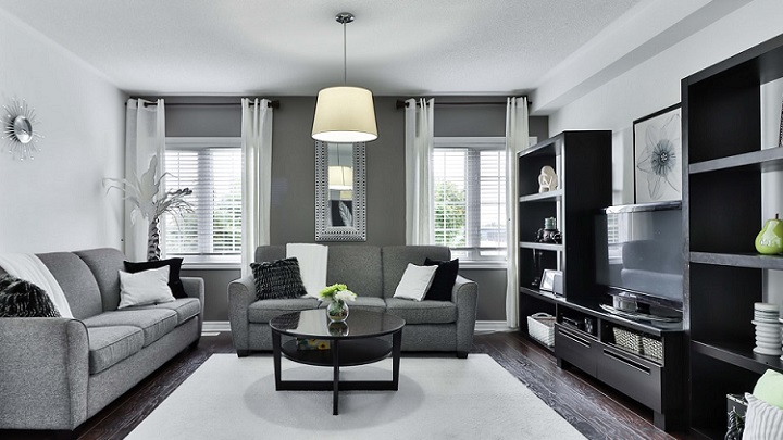 living-room-in-black-color